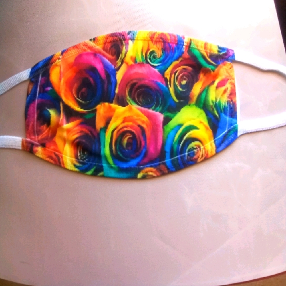 All over rose mask